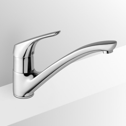 Immagine di Ideal Standard CERASPRINT miscelatore monocomando da appoggio su lavello, bocca di erogazione orientabile, finitura cromo B5344AA