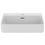 Immagine di Ideal Standard CONCA lavabo smaltato rettangolare sospeso o da appoggio L.60 cm, monoforo, con troppopieno, colore bianco seta finitura opaco T3691V1