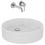 Immagine di Ideal Standard CONCA lavabo rotondo da appoggio Ø 45 cm, senza troppopieno, colore bianco seta finitura opaco T3696V1