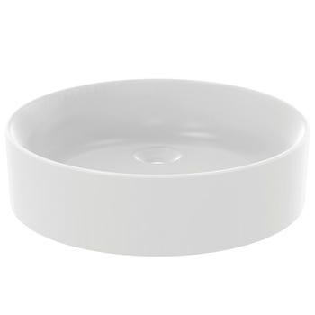 Ideal Standard T369101 CONCA lavabo rettangolare sospeso o da appoggio L.60  cm, monoforo, con troppopieno, colore bianco finitura lucido