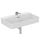 Ideal Standard CONCA lavabo rettangolare sospeso o da appoggio L.80 cm, monoforo, con troppopieno, colore bianco finitura lucido T369201