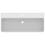 Immagine di Ideal Standard CONCA lavabo smaltato rettangolare sospeso o da appoggio L.100 cm, monoforo, con troppopieno, colore bianco seta finitura opaco T3693V1