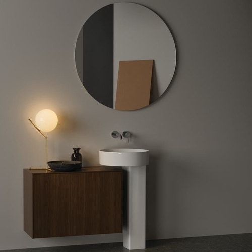 Immagine di Ideal Standard CONCA lavabo rotondo da appoggio Ø 45 cm, senza troppopieno, colore bianco finitura lucido T369601