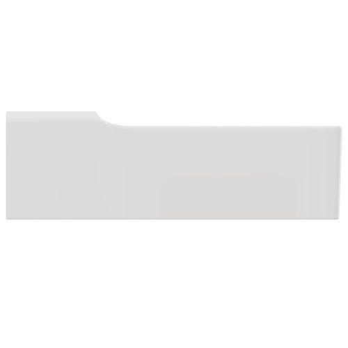 Immagine di Ideal Standard CONCA lavabo smaltato rettangolare sospeso o da appoggio L.50 cm, monoforo, senza troppopieno, colore bianco finitura lucido T378501