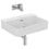 Immagine di Ideal Standard CONCA lavabo smaltato rettangolare sospeso o da appoggio L.60 cm, con troppopieno, colore bianco finitura lucido T378901