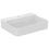 Immagine di Ideal Standard CONCA lavabo smaltato rettangolare sospeso o da appoggio L.60, monoforo, senza troppopieno, colore bianco finitura lucido T379001