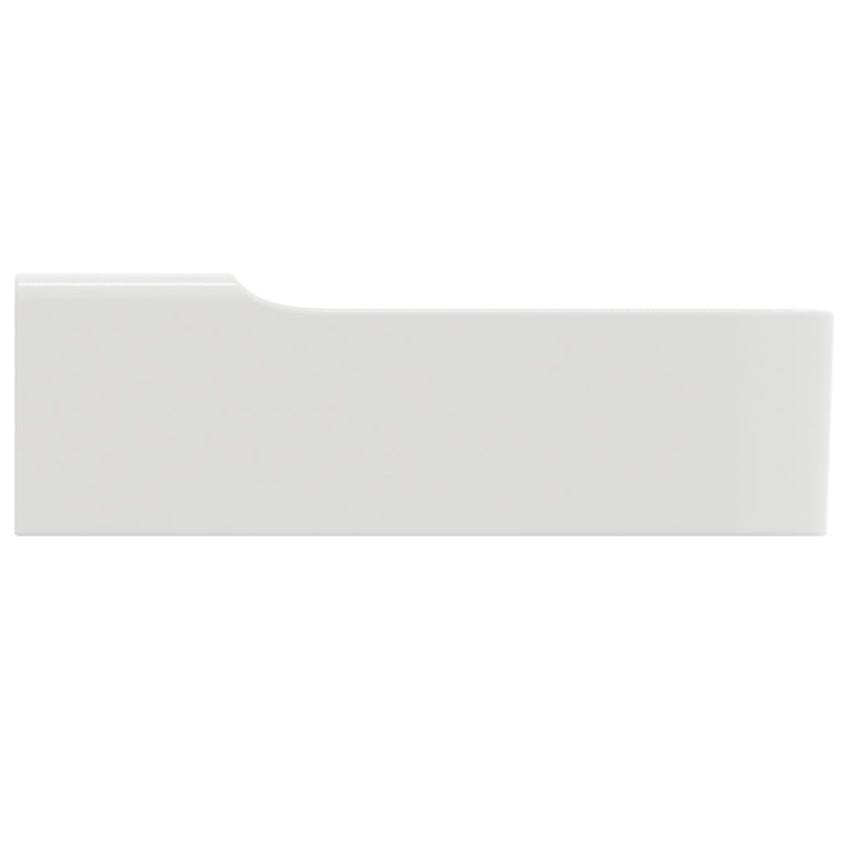 Immagine di Ideal Standard CONCA lavabo smaltato rettangolare sospeso o da appoggio L.60, monoforo, senza troppopieno, colore bianco finitura lucido T379001
