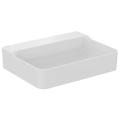 Immagine di Ideal Standard CONCA lavabo smaltato rettangolare sospeso o da appoggio L.60 cm, senza troppopieno, colore bianco finitura lucido T379201