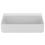 Immagine di Ideal Standard CONCA lavabo smaltato rettangolare sospeso o da appoggio L.60 cm, senza troppopieno, colore bianco finitura lucido T379201