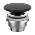 Immagine di Ideal Standard Piletta a scarico libero con cover in ceramica, colore nero finitura opaco E2114V3