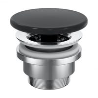 Immagine di Ideal Standard Piletta a scarico libero con cover in ceramica, colore nero finitura opaco E2114V3