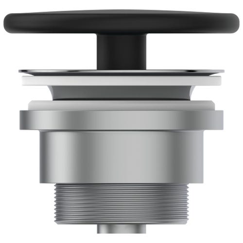 Immagine di Ideal Standard Piletta a scarico libero con cover in ceramica, colore nero finitura opaco E2114V3