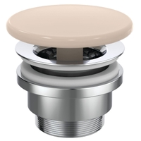 Immagine di Ideal Standard Piletta a scarico libero con cover in ceramica, colore visone finitura opaco E2114V8