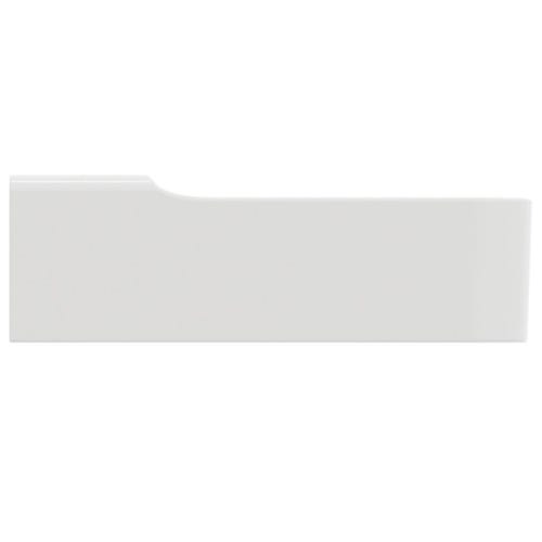 Immagine di Ideal Standard CONCA lavabo smaltato rettangolare sospeso o da appoggio L.80 cm, monoforo, senza troppopieno, colore bianco finitura lucido T379501