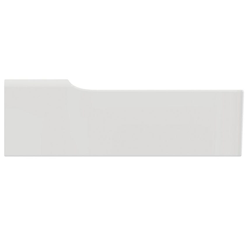 Immagine di Ideal Standard CONCA lavabo smaltato rettangolare sospeso o da appoggio L.80 cm, 3 fori, senza troppopieno, colore bianco lucido T379601