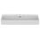 Immagine di Ideal Standard CONCA lavabo smaltato rettangolare sospeso o da appoggio L.100 cm, 3 fori, con troppopieno, colore bianco finitura lucido T379801