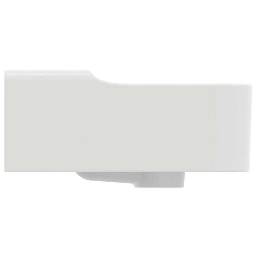 Immagine di Ideal Standard CONCA lavamani smaltato sospeso o da appoggio L.40 cm, 3 fori, con troppopieno, colore bianco finitura lucido T381001