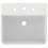 Immagine di Ideal Standard CONCA lavabo rettificato rettangolare sospeso o da appoggio L.50 cm, 3 fori, con troppopieno, colore bianco finitura lucido T381301
