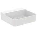 Immagine di Ideal Standard CONCA lavabo rettificato rettangolare sospeso o da appoggio L.50 cm, senza troppopieno, colore bianco finitura lucido T381701