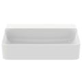 Immagine di Ideal Standard CONCA lavabo rettificato rettangolare sospeso o da appoggio L.60 cm, senza troppopieno, colore bianco finitura lucido T382501