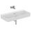 Immagine di Ideal Standard CONCA lavabo rettificato rettangolare sospeso o da appoggio L.100 cm, con troppopieno, colore bianco finitura lucido T383401