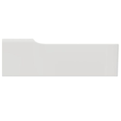 Immagine di Ideal Standard CONCA lavabo rettificato rettangolare sospeso o da appoggio L.100 cm, 3 fori, senza troppopieno, colore bianco finitura lucido T383601