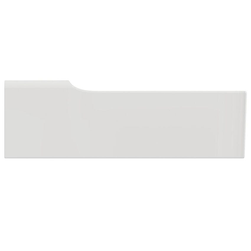 Immagine di Ideal Standard CONCA lavabo rettificato rettangolare sospeso o da appoggio L.100 cm, 3 fori, senza troppopieno, colore bianco finitura lucido T383601