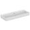 Immagine di Ideal Standard CONCA lavabo rettificato rettangolare sospeso o da appoggio L.120 cm, 3 fori, con troppopieno, colore bianco finitura lucido T384001