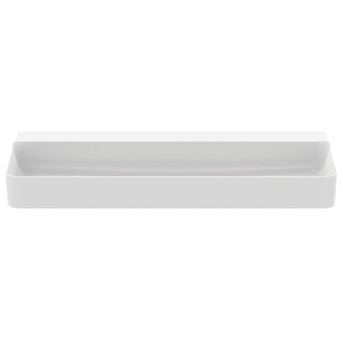Immagine di Ideal Standard CONCA lavabo rettificato rettangolare sospeso o da appoggio L.120 cm, senza troppopieno, colore bianco finitura lucido T384501