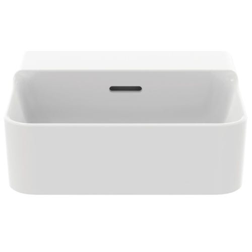 Immagine di Ideal Standard CONCA lavamani rettificato sospeso o da appoggio L.40 cm, con troppopieno, colore bianco finitura lucido T387701