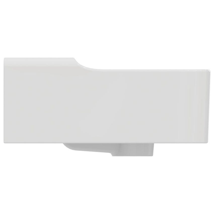 Immagine di Ideal Standard CONCA lavamani rettificato sospeso o da appoggio L.40 cm, con troppopieno, colore bianco finitura lucido T387701