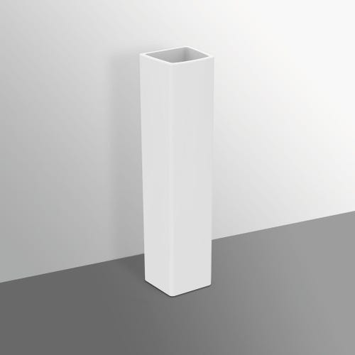 Immagine di Ideal Standard CONCA colonna per installazioni freestanding per lavabi d'appoggio T369601 e T369801, colore bianco seta finitura opaco T388001