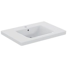 Immagine di Ideal Standard CONNECT FREEDOM lavabo 80 cm, monoforo, con troppopieno, colore bianco finitura lucido E548401