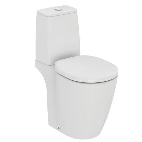 Immagine di Ideal Standard CONNECT FREEDOM vaso per cassetta con scarico a parete, senza sedile e senza cassetta, colore bianco finitura lucido E607001