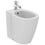 Immagine di Ideal Standard CONNECT FREEDOM bidet monoforo a terra per installazione filo parete, colore bianco E607401