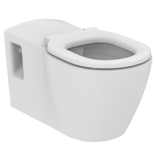 Immagine di Ideal Standard CONNECT FREEDOM vaso sospeso P.70 cm, senza brida e senza sedile, colore bianco finitura lucido E819401
