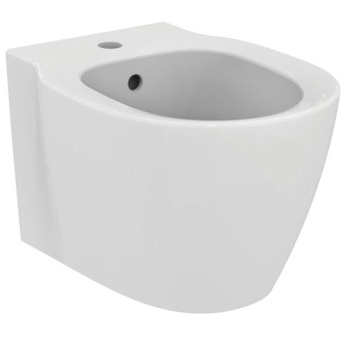 Immagine di Ideal Standard CONNECT SPACE bidet sospeso a profondità ridotta con fissaggi nascosti, colore bianco finitura lucido E119201