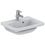 Immagine di Ideal Standard CONNECT SPACE lavabo top L.50 cm, monoforo, con troppopieno, profondità ridotta, colore bianco E132301
