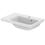Immagine di Ideal Standard CONNECT SPACE lavabo top asimmetrico L.60 cm, con ripiano a sinistra, monoforo, con troppopieno, colore bianco E132501
