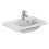 Immagine di Ideal Standard CONNECT SPACE lavabo top asimmetrico L.60 cm, con ripiano a sinistra, monoforo, con troppopieno, colore bianco E132501