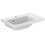 Immagine di Ideal Standard CONNECT SPACE lavabo top asimmetrico L.60 cm, con ripiano a destra, monoforo, con troppopieno, colore bianco E132601