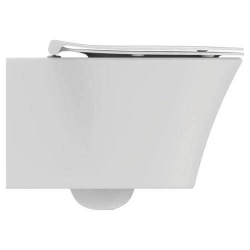 Immagine di Ideal Standard CONNECT AIR vaso sospeso AquaBlade®, con sedile slim a sgancio rapido, colore bianco E008201