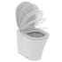 Immagine di Ideal Standard CONNECT AIR vaso a pavimento AquaBlade®, con sedile slim a chiusura rallentata, colore bianco E004901