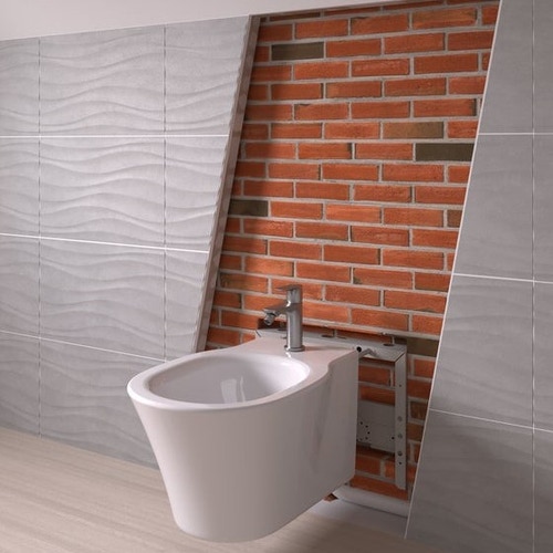 Immagine di Ideal Standard CONNECT AIR set sanitari sospesi, vaso AquaBlade® con sedile a sgancio rapido, senza discesa rallentata, bidet monoforo con troppopieno, colore bianco finitura lucido E008201-E026601