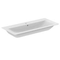 Immagine di Ideal Standard CONNECT AIR lavabo top 100 cm, monoforo, con troppopieno, colore bianco E027401