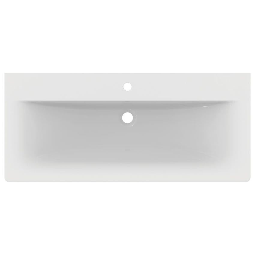 Immagine di Ideal Standard CONNECT AIR lavabo top 100 cm, monoforo, con troppopieno, colore bianco E027401