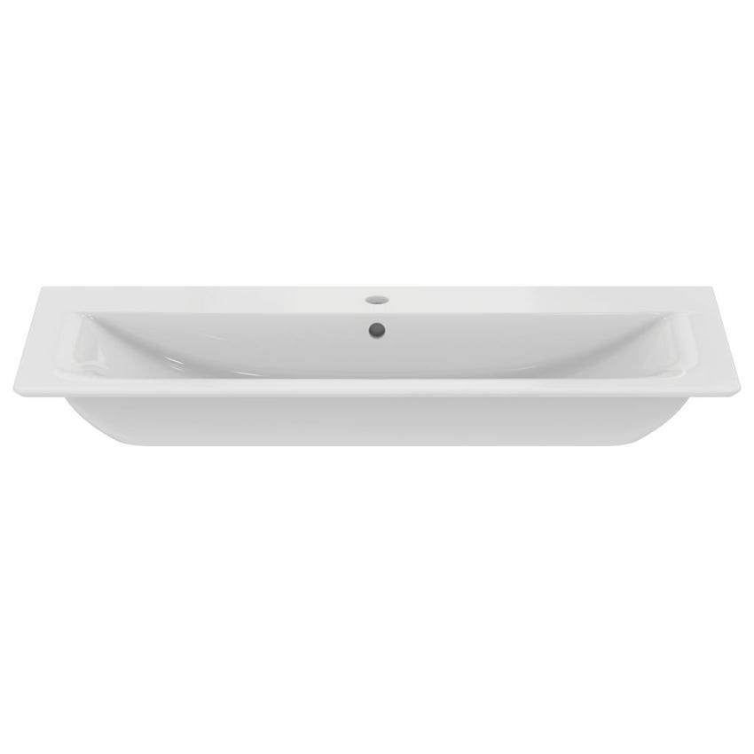 Immagine di Ideal Standard CONNECT AIR lavabo top 100 cm, monoforo, con troppopieno, colore bianco E027401