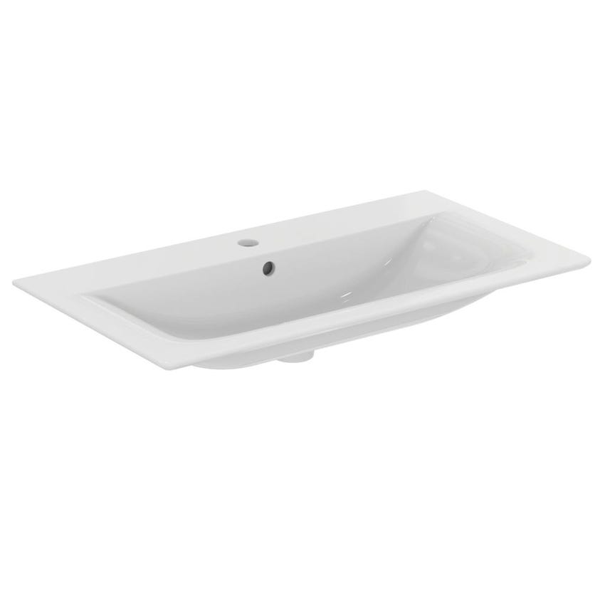 Immagine di Ideal Standard CONNECT AIR lavabo top 80 cm, monoforo, con troppopieno, colore bianco E027901