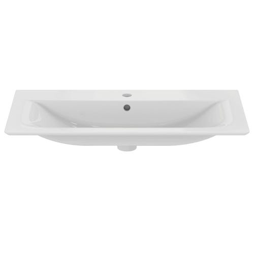 Immagine di Ideal Standard CONNECT AIR lavabo top 80 cm, monoforo, con troppopieno, colore bianco E027901
