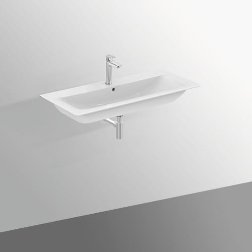 Immagine di Ideal Standard CONNECT AIR lavabo top 80 cm, monoforo, con troppopieno, colore bianco E027901